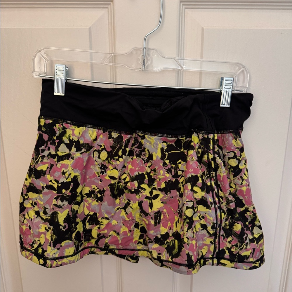 Lululemon size 6 pace rival mid-rise skirt
